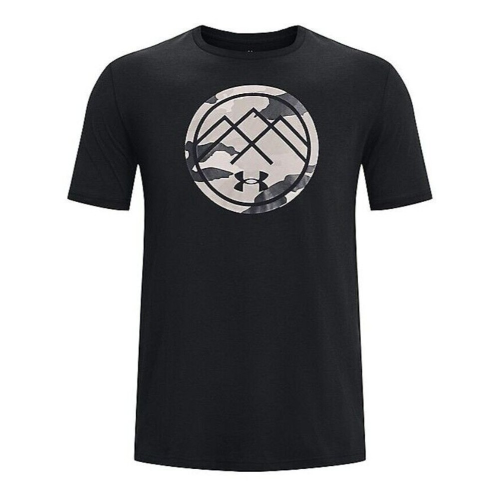 NWT Men's Under Armour Mountain Peaks Black T-Shirt Size XLarge XL Tee